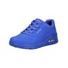 Sneaker SKECHERS "Skechers Sneaker Lederimitat", Damen, Gr. 39, blau, Lederimitat, casual, Schuhe