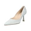 High-Heel-Pumps HÖGL "Högl Pumps Leder", Damen, Gr. 38, blau (hellblau), Leder, casual, Schuhe