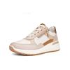 Sneaker ARA "Ara Sneaker Leder", Damen, Gr. 40, beige, Leder, casual, Schuhe