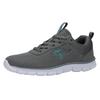 Sneaker KANGAROOS "K-RF ALEA", Gr. 36, grau (steel grau, ocean), Textil, Synthetik, sportlich, Schuhe