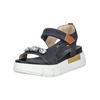 Plateausandaletten NERO GIARDINI "Nero Giardini Sandalen Lederimitat/Textil", Damen, Gr. 40, blau (jeans), Lederimitat, Textil, casual, Schuhe
