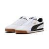 Sneaker PUMA "ROMA ANNIVERSARIO", Gr. 37, schwarz-weiß (puma weiß, puma schwarz, gum), Leder, mehrfarbig, sportlich, Schuhe