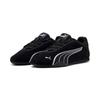 Sneaker PUMA "CATCH SOLEIL SD", Gr. 40,5, schwarz-weiß (puma schwarz, puma weiß), Leder, colorblocking, sportlich, Schuhe, Design auf den Spuren des Puma Speedcat