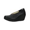 Keilpumps FLY LONDON "Fly London Pumps Leder", Damen, Gr. 37, schwarz, Leder, casual, Schuhe