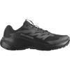 Laufschuh SALOMON "ALPHAGLIDE W", Gr. 40,5, schwarz (schwarz, asphalt, schwarz), Synthetik, Textil, sportlich, Schuhe