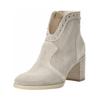 Stiefelette NERO GIARDINI "Nero Giardini Stiefelette Leder", Damen, Gr. 40, grau, Leder, casual, Schuhe