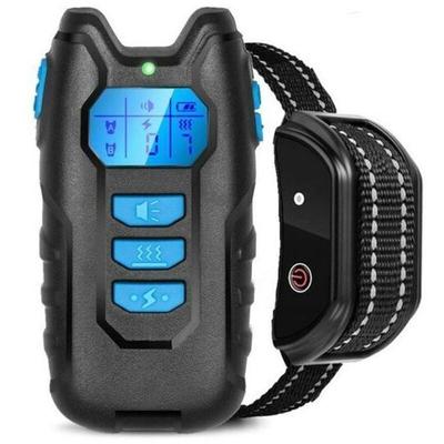 Einteiliges wiederaufladbares Hundetrainingshalsband, Fernbedienung, elektrisches Halsband mit Image