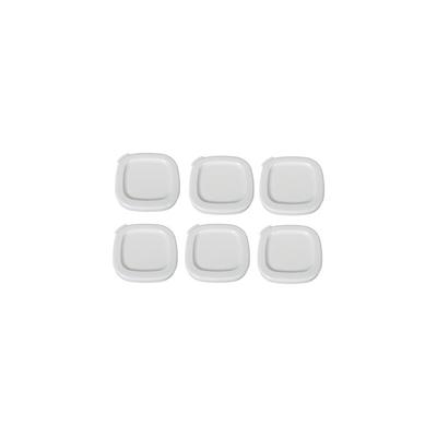Set von 6 weißen Abdeckungen für Multi -Delices Express SEB ss -1530001481 Image