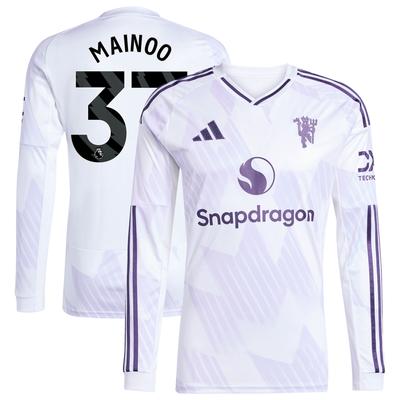 Manchester United adidas Auswärtstrikot 2025-26 – Langarm mit Aufdruck Mainoo 37 Image