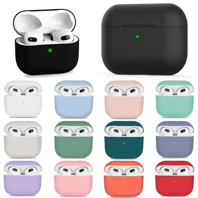 Hülle für AirPods 4 Pro 2 3, flüssige Silikonhülle, Schutzhülle, ultradünn, einfach, weich, Schutzhülle für Airpods 4. Generation Image