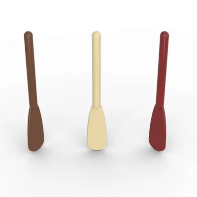 MOC 10PCS 2542 Kompatibel Boot Teil Ziegel Utensil Ruder Paddel Bausteine 87585 DIY Montieren Partikel Kinder Weihnachten Kind geschenk Image