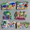 Souvenir turistici Magneti per frigorifero USA, Decorazioni per frigorifero per Miami New York Hawaii Collezione di adesivi per ornamenti per frigorifero