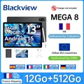 Blackview MEGA 8 [Senza caricatore UE] Tablet 13 pollici 90Hz 2K FHD+ Display 36GB (12+24) 512GB 11000mAh 50MP+13MP Android 15 Dual SIM 4G