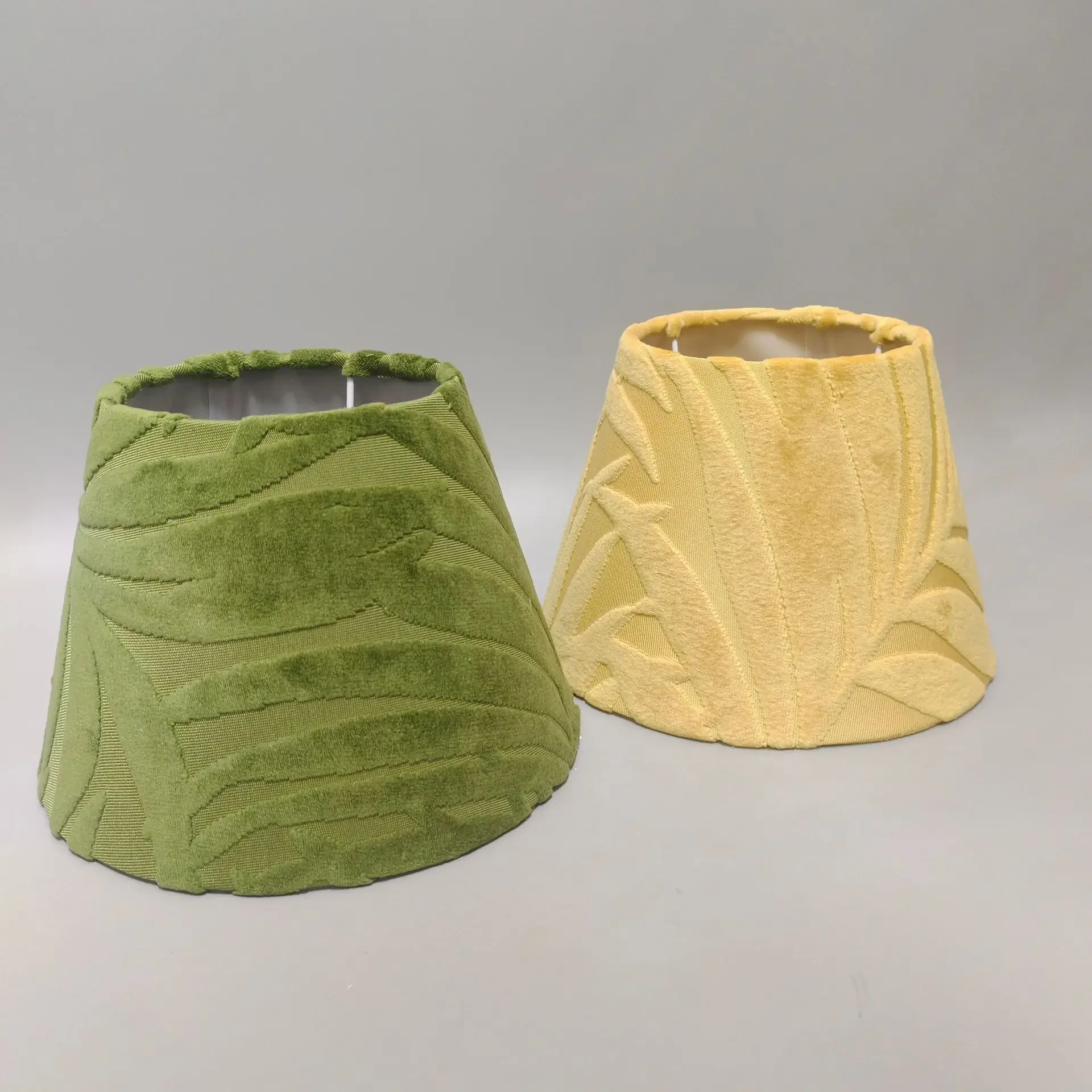 Samtstoff Retro Lampenschirm Pendelleuchten Lampenabdeckungen