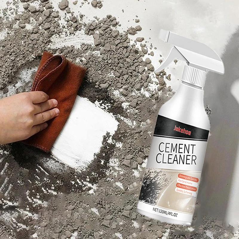 120 ml Zementreiniger löst Betonzement für den Innen- und Außenbereich, starke Dekontamination, geeignet für Böden und Fliesen