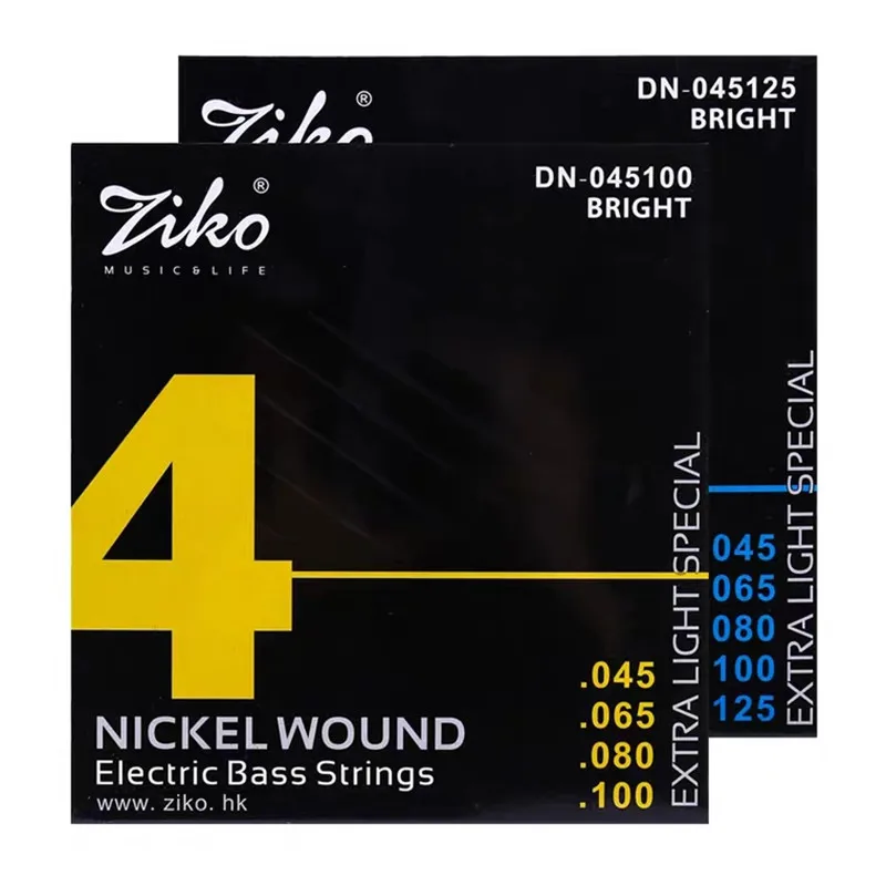 Professionelle Ziko Bassgitarre Saiten 4/5/6 Saiten Set Nickel würde Saiten für E-Bass Musikinstrumente Image