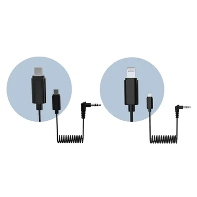 Hollyland MFi-zertifiziertes 3,5 mm TRS-auf-Lightning-Audio-Adapterkabel für Lark M1 Lark 150 3,5 mm TRS auf Typ-C-Kabel Image