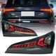 Luci posteriori per auto per Audi Q5 Luci posteriori a LED 2008-2017 Q5 Accessori modificati Nuovo freno Indicatori di direzione retromarcia Fanali posteriori