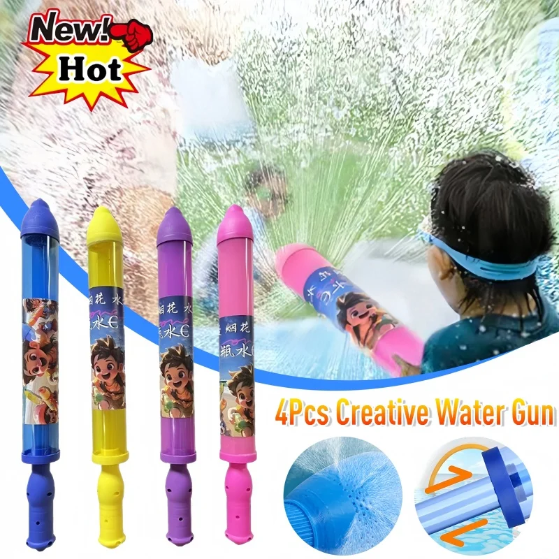 Wasser Feuerwerk Spielzeug Feuerwerk Wasser Pistole Spielzeug Spritzen Wasser Spielzeug Pistole Outdoor Wasser Spray Sprinkler Sommer Schwimmen Strand Garten Spiel