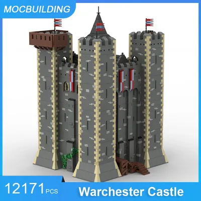 MOC Bausteine Warchester Schloss Modell DIY Montieren Ziegel Kreative Architektur Display Sammlung Spielzeug Geschenke 12171PCS Image