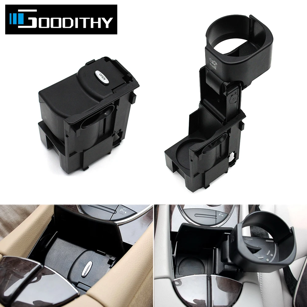 Auto Zentrale Konsole Trinken Tasse Wasser Halter Abdeckung Für Für Mercedes Benz E CLS Klasse W211 E320 E350 E500 W219 CLS500 2116800014 Image