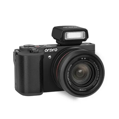 ORDRO G930 Digital Camera Compact for YouTube Vlogging Videos with Flashlight 5X Optical Zoom 4K 30FPS 60FPS Multi Filters AF MF