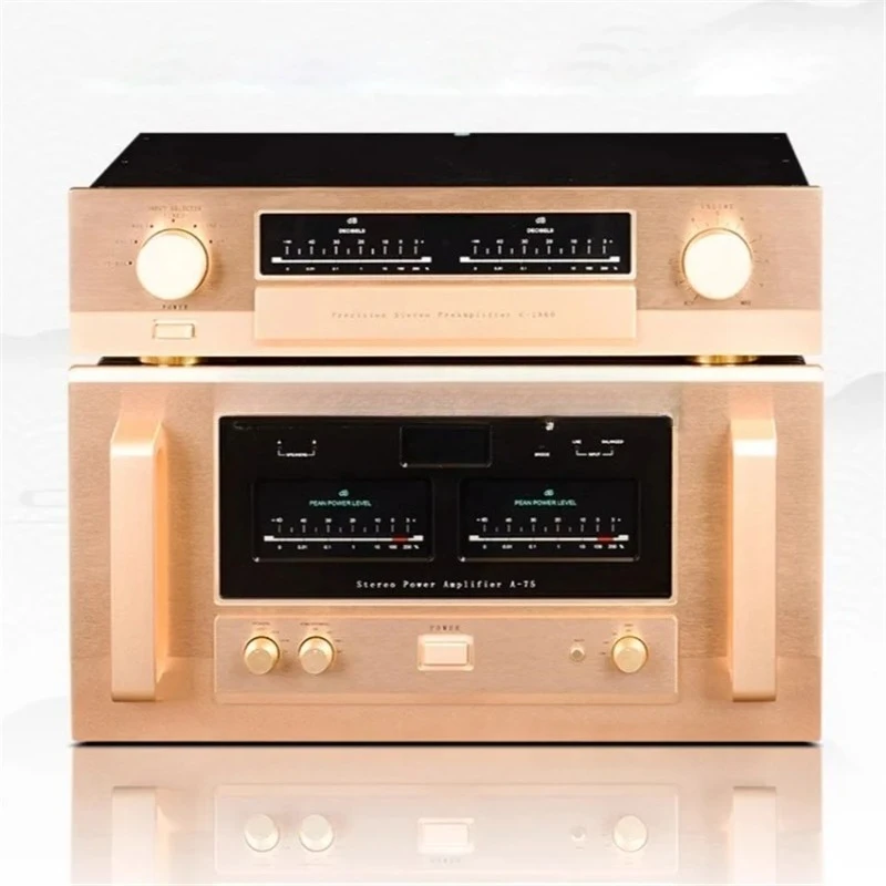 220V/110V Damping Coefficient 1000 Maximum Power A-75 Pure Class A Golden Voice HIFI Amplifier Voltage Consumption 520W