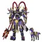 The New Three Kingdoms Incomparable Demon Lv Bu Two Change Mecha Model Assembly Toy Hobby Collection Boy Display Holiday Gifts