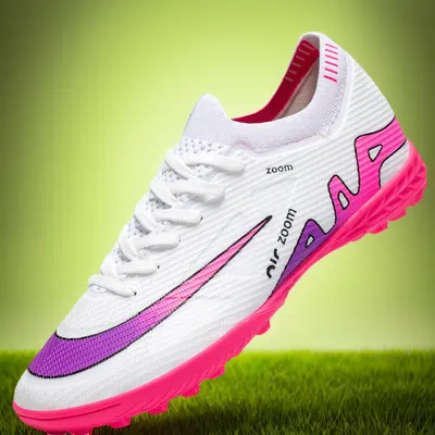 Men's professional football shoes with long spikes, AG/FG outdoor sports training shoes, entertainment games, artificial turf