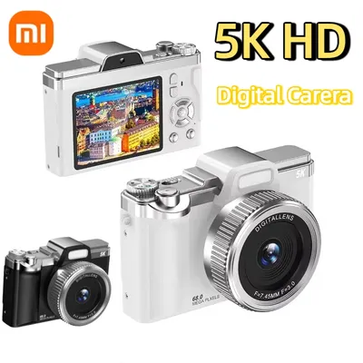 Xiaomi Digital Camera 5K HD Pixel Ccd Portable Digital Camera Anti-Shake Video Camera with Viewfinder Flash & Dial 16X Zoom 2025