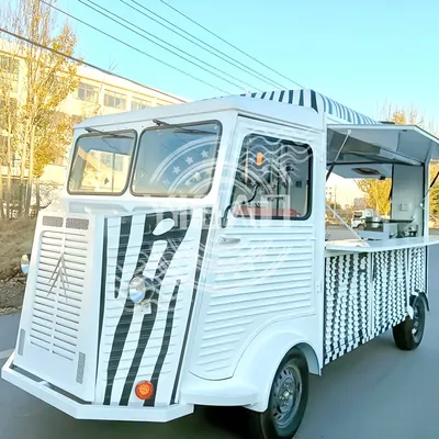Mobile Store Trailer Ice Cream Cart Truck Food Trailer Outdoor Camping Chart Juice Bar Chart in Sale