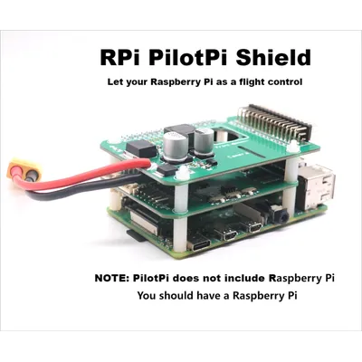 RPi PilotPi Shield Pixhawk Flight Control PX4 Firmware Sensor And Power With Raspberry Pi OS PIX 32 Bit Autopilot Copter Plane