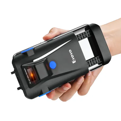 Eyoyo EY-017 2D Back Clip Bluetooth Barcode Scanner Portable Barcode Reader Data Matrix Code 1D 2D QR Scanner Android IOS System