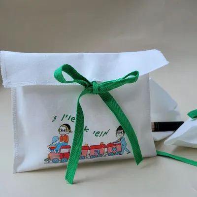 Canvas Envelope Gift Bags Cotton Ribbon Party Candy Dust Sack Custom Logo Jewelry Flap Pouches