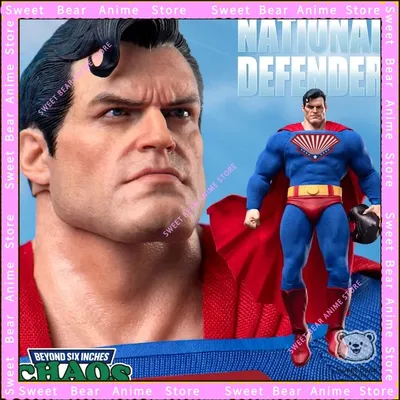 In Stock CHAOS 1/12 Superman Justice League Superhero National Defender Soldier Action Figure Anime Model Toys Hobby Gift