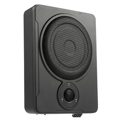 600W 8 Inch Wired Car Stereo Subwoofer Under-Seat Active Highly Active Speakers Power Amplifier for Car Audio Bass HiFi