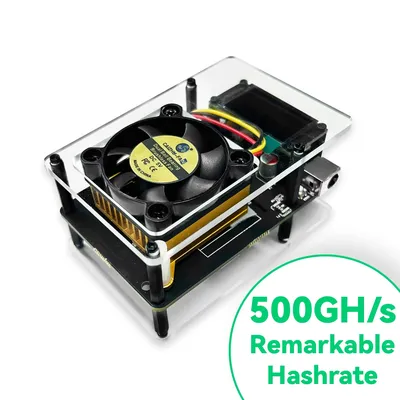 NMAxe Bitcoin Lucky Miner Crypto Solo Asic Crypto currency Miner Official Ultra BM1366 500GH/S with Display