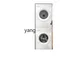 Yjq washing and drying set machine laundry cabinet drum washing machine dryer set