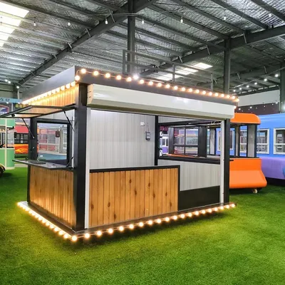 Felectric Road Camper Mobile Hamburger Kitchen Truck Travel Trailer for Sale Food Truck Food Car Support Customization Size