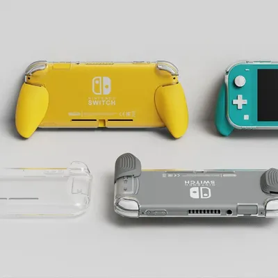 Savage Raven by Skull & Co. GripCase Lite Protective Case with Replaceable Grips Cover Shell for Nintendo Switch Lite