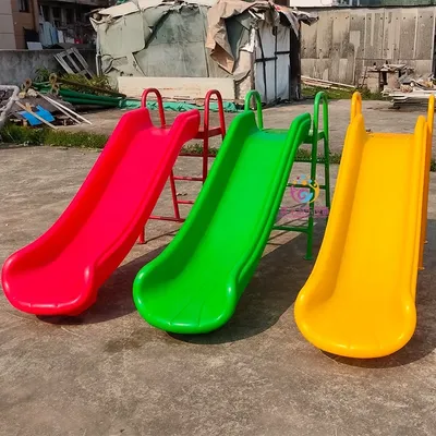 High quality plastic slide for children in outdoor swimming pool or indoor ball pool