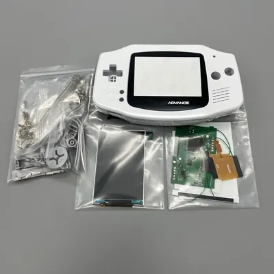2024 new GBA IPS LCD no cut shell required easy to install 3.0 "IPS high brightness LCD and shell kit for Gameboy advance GBA