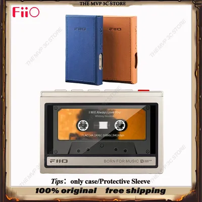 New Release Fiio M21 Portable Hifi Lossless Intelligent Music Player CD Tape Music Player Protective Sleeve PU Holster Gift PC