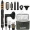 6-in-1 Multifunctional Hot Air Comb, Interchangeable Brush Head, Negative Ion Hair Dryer Brush and Styler, 110,000 Inorganic Electric Brush with High Speed, Frizzless Hot Air Quick Drying,