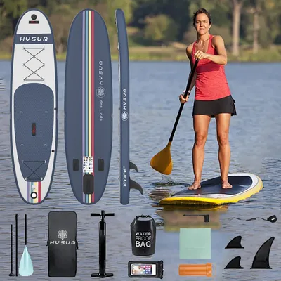 Stand Up Paddle Board Set Non-Slip SUP Inflatable Supboard Double Layer Dock сапборд
