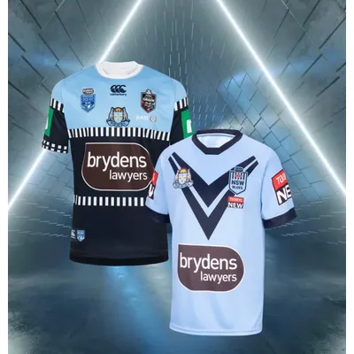 Fashion Men's Australia NSW Blues Rugby Jersey Breathable Fast Drying Super Durable Elastic Sports Casual Children's T-Shirt