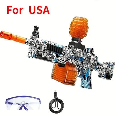 GEL Electric Ball Blaster, Rechargeable Battery, Automatic, Outdoor Games Toys For Activities Team Game M249