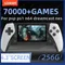 New M25 Handheld Game 4.3 HD Screen 256G 70000+ Games Dual console Player Retro Portable Video Game For psp ps1 n64 dreamcast