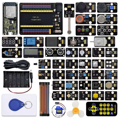 Keyestudio ESP32 42 in 1 Sensor Module Kit For ESP32 Diy Electronic Kit Support Arduino C And MicroPythoon (65 Projects)