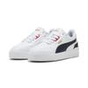 Sneaker PUMA "SHUFFLE DOWNTOWN LO JR", Gr. 38,5, weiß (puma weiß, new navy, for all time rot), Synthetik, sportlich, Schuhe